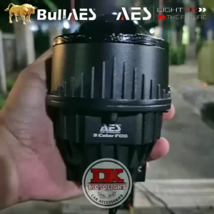 Lampu Foglamp mobil biled projector AES FX 3 warna 3 inchi blue lens