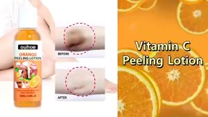 Orange Peeling Lotion Original Whitening Body Lotion Hydrating & Moisturizing Lighten Dark Spots