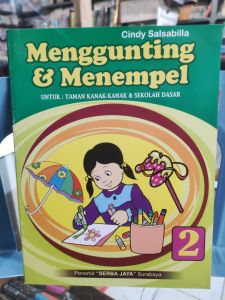menggunting dan menempel jilid 1 sampai 5 untuk TK dan SD