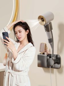 evesigar | Wall Mount Hair Dryer Bracket No Drill