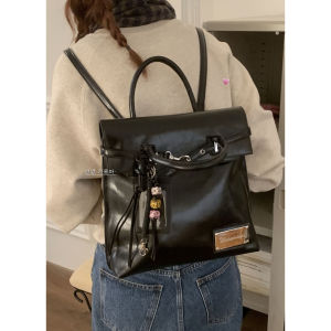 กระเป๋าเป้สะพายหลังผู้หญิงความจุขนาดใหญ่สไตล์วินเทจ กระเป๋าถือแบบทันสมัย รุ่นใหม่ปี 2024 กระเป๋าเป้สะพายหลังสไตล์วิทยาลัยสำหรับวัยรุ่น