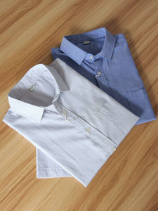 Áo Sơ Mi Nam Tay Ngắn Mùa Hè Bằng Cotton Nguyên Chất Mỏng Thoải Mái Thoáng Khí Thân Thiện Với Da Phong Cách Công Sở Thường Ngày Nửa Tay Áo