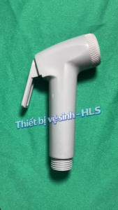 Đầu xịt vệ sinh HLS tay cò màu xám ghi dùng cho toilet vòi xịt vệ sinh phụ kiện nhà tắm