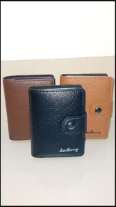 ORIGINAL IMPOR BAELLERRY K9148 DOMPET MINI KARTU LONTAR RFID DENGAN KANCING DAN TEMPAT UANG KERTAS