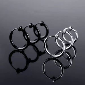 Mens and Womens Non-Pierced Earrings Korean Hipster Titanium Steel No Fading Spring Ear Clip Ear Clip Anti-Allergy Earrings Earrings