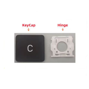 For MacBook Pro/Air A2141 A2289 A2251 A2179 A2337 A2338 A2442 A2485 A2681 Replacement Individual C Key Cap Hinges