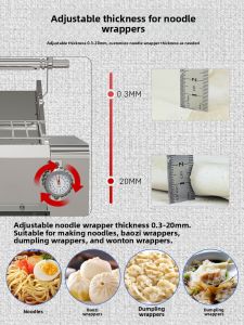 GUANTING | Fully Automatic Dough Kneading and Cutting Machine Electric Stainless Steel