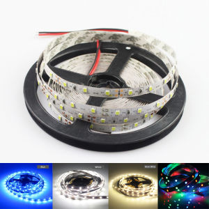 SMD 2835 Neon LED Strip Lights DC 12V No Waterproof 5 meters 60LEDS/M Tape LED RGB Room Light TV Backlight