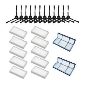 Primary Dust Filter Side Brush Efficient Hepa Filter for Ilife V5 V5s V3 V3s V5Pro V50 V55 X5 V5s Pro Robot Vacuum Cleaner Parts