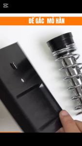 Đế gác mỏ hàn vuông gác mỏ hàn cách nhiệt tiện lợi có chỗ để bọt biển