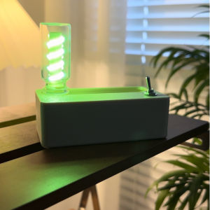Creative Mechanical Magnetic Flip Night Light Tabletop Decoration Deep Gift Flip Night Light Small Night Lamp Desk Piece