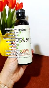 Organic Castor Oil | Golden -Cold Pressed Pure Multipurpose Skin - Hair Care