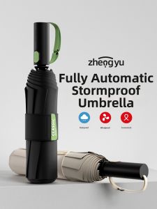 ZHENGYU | Automatic Strengthened UV Protection Sun Rain Umbrella