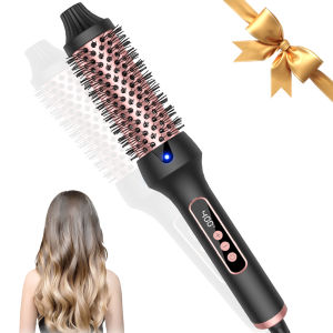 Thermal Brush 110-200 ℃ Sharing heating brush 38mm double ptc Ion Firing Burning Heating Broker Smooth brush for hair hair straightener hair Womens gift Ukliss