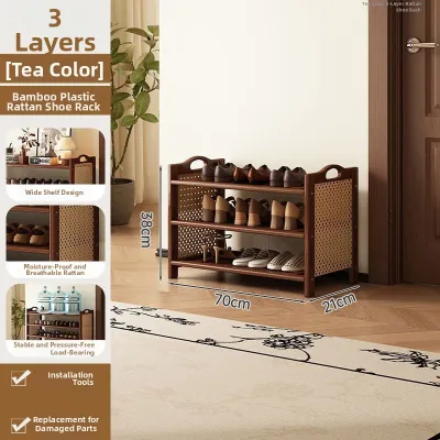 MENGSIYUAN | Slim Multi-level Shoe Rack