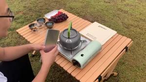 Tấm Chắn Gió Kim Loại Gấp Gọn Di Động Có Thể Điều Chỉnh Dành Cho Nấu Ăn Ngoài Trời Phụ Kiện Nướng Dã Ngoại Bằng Thép Không Gỉ