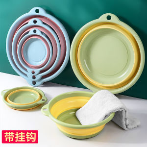 Bồn Rửa Mặt Bằng Nhựa Có Thể Gập Lại Di Động Du Lịch Sinh Viên Ký Túc Xá Dùng Cho Trẻ Em Gia Đình Kích Thước Nhỏ Trung Bình Lớn