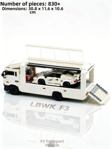 POWERBUILD | Wide-body Cargo Truck Block Building Toy