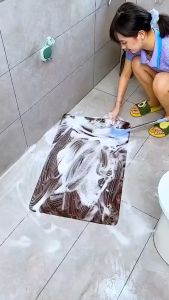 Murah Banget - Sikat Lantai Toilet Kamar Mandi 2 In 1 / Sikat Mutifungsi Gagang Panjang Stainless / Sikat Pembersih Toilet Multifungsi