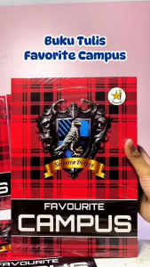 Buku Tulis Campus Favourite 36 Lembar (1 Pack Isi 10 Buku) | Buku Tulis Favourite 36 Lembar | Campus isi 36 lembar