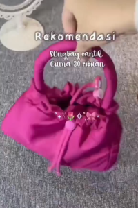 Tas Selempang Viral Wanita Ruby & Slingbag OOTD Korea Lucu