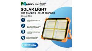 Melbourne shop Portable LED Work Lamp 1000w Solar Working Light IP66 Waterproof Floor Light Spotlight Lamp Camping Emergency