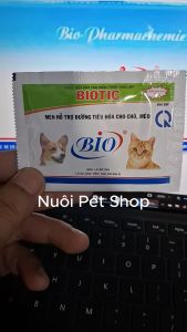 Combo 1-5 gói Men tiêu hóa men hòa tan cho chó mèo BIOTIC 5g