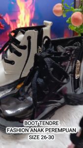 Sepatu BOOT anak perempuan terbaru bahan kulit sintetis sepatu anak nyaman