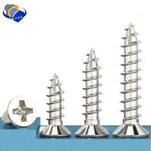 100/500 Chiếc M2 Bộ Vít Tự Tháo Các Loại Bộ Vít Gia Công Gỗ Bằng Thép Carbon Với Các Loại Vít Tự Khóa Cho Các Dự Án Gỗ DIY