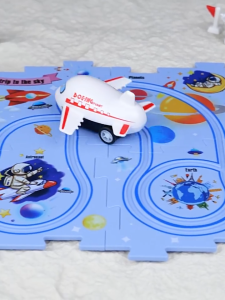 Track Car Vehicle Puzzle Track Playset Fun Race For Kids Birthday Party Gift