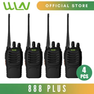 WLN 888plus 5W 16 Channel UHF 400-470MHz Two-Way Walkie Talkie Radio - SET OF 4