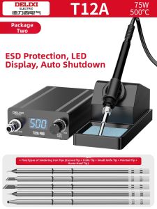 DELIXI | Digital Adjustable Constant Temperature Welding Iron DIY Kit
