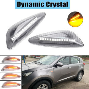 Malcayang | For Hyundai Sonata YF 2011-2014  I45 2010-2014 Dynamic Side Marker Turn Signal Light For Kia Sportage 2011-2017