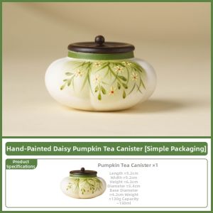 JISU | Sealed Moisture-proof Ceramic Tea Canister for Home Storage Gift