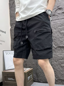 Loose Breathable Workwear Shorts Mens Summer High Street Casual Five-Quarter Length American Retro Cool Feeling Four-Quarter Pants