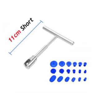 Universal Car Dent Puller Metal T Dent Repair Tool Auto Repair Sheet Metal Kit Slide Hammer Reverse Hammer Glue +18pcs Glue Pull