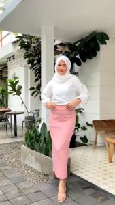 NHM Rok Span Panjang Rok Kerja Rok Span Scuba