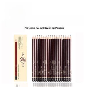 Single Elderly Head Sketching Pencil Reni Drawing Wine Red round Bar Exam Uniform  Joint Exam School Exam Special Pencil