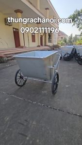 Xe gom rác 400L tôn 1 ly 0944111196