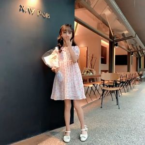 💖Ready Stock💖Kids Girls Chinese Style Floral Dress (H183) 中国风碎花连身裙
