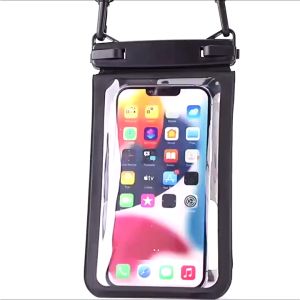 วันสงกรานต์ ซองกันน้ำสำหรับโทรศัพท์แบบสองชั้น ใส่โทรศัพท์และกุญแจได้ ซีลแน่นหนา พกพาสะดวก//Paveta