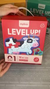 Đồ chơi xếp hình puzzle Mideer - Level 3 Xe cứu hỏa và Công chúa (gồm 03 tranh 24-30-35 mảnh ghép)