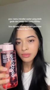 GLAD2GLOW Micellar Water 300ml | 130ml | Pembersih Wajah MakeUp Remover Cleansing Water