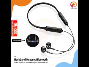 [RO ACC] NECKBAND HEADSET EARPHONE MEGABASS STEREO BLUETOOTH ALL TIPE HP
