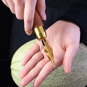 Kerokan Buah Stainless Fruit Baller Bulat Bola Cetakan Sendok Melon Blewah Semangka Bulat Bola
