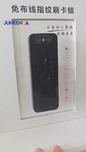 Rechargeable 3D Face Recognition Tuya Wifi Waterproof Smart Lock Digital Passcode Fingerprint Outdoor Gate Electric Rim Lock