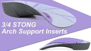 Rooruns Orthopedic Insoles Fasciitis Plantar Arch SupportHeel Spur Pain Relief Insoles for Walking Running Sports