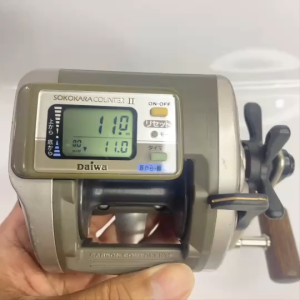 รอกมือสอง รอกตกปลามือ2 ญี่ปุ่น รอกตกปลาจิ๊กกิ้ง หน้าดิน รอยสาย มือสอง Daiwa Super Tanasensor X350 หน้าจอติดใช้งานได้เต็มระบบ ล้างใส่จาระบีและน้ำมันแล้ว รอกเบท รอกทรงกลม (เข้าไปอ่านรายละเอียดก่อนสั่งซื้อนะครับ)