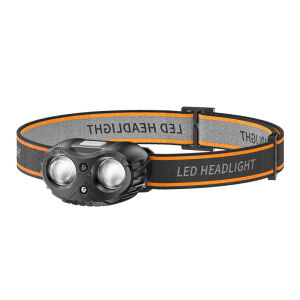 Ultra-Light Rechargeable Night Fishing Headlamp Super Bright LED Mountain Climbing Headlight Breathable Elastic Band Waterproof