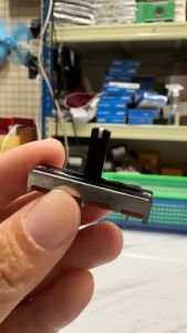 Potensio Geser Balance 3.5cm 3 Pin W100k Mono Kaki 2-1 Slide 3.5 cm Mixer 104